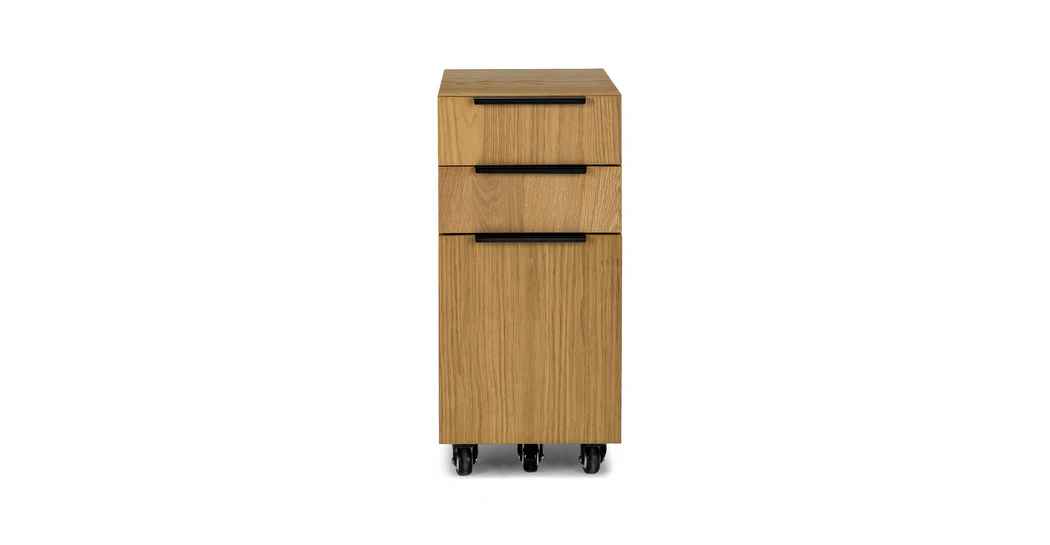 Madera Oak File Cabinet