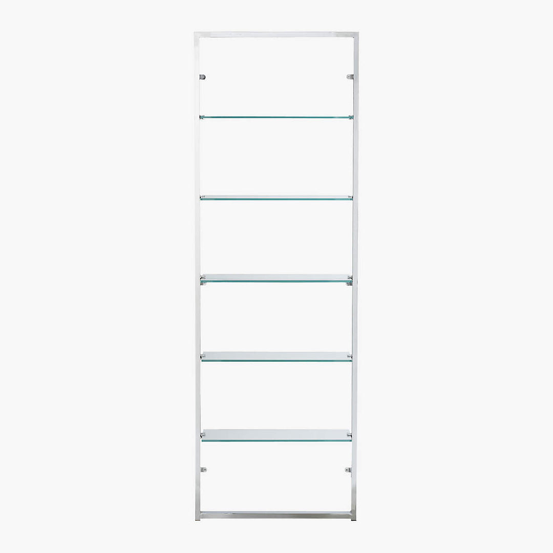 TESSO CHROME 84 BOOKCASE