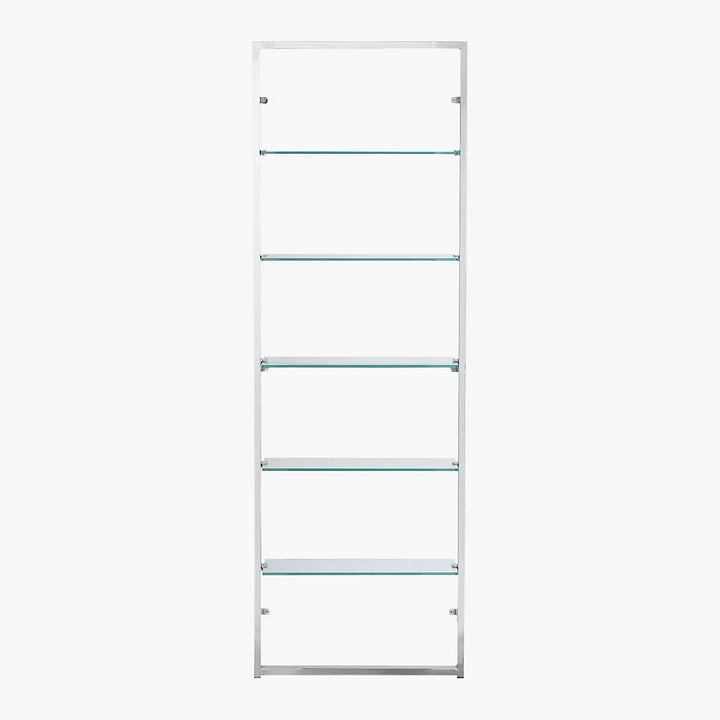 TESSO CHROME 84 BOOKCASE