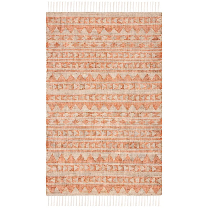 Bel-Air Flatweave Natural/Rust Rug