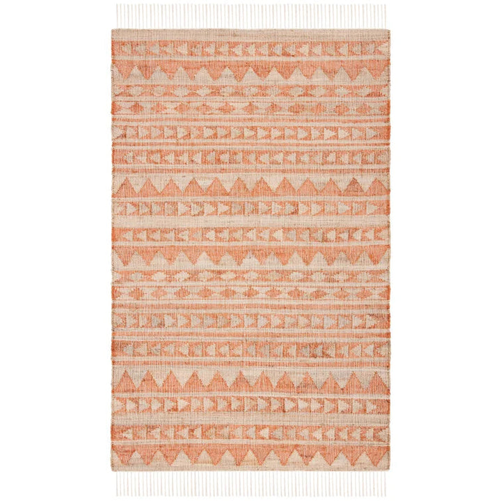 Bel-Air Flatweave Natural/Rust Rug