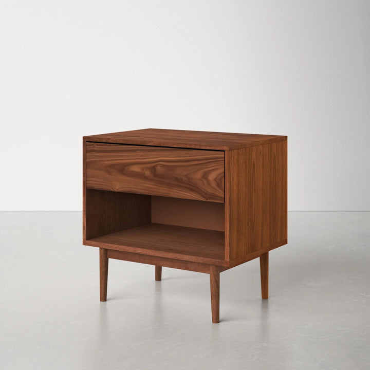 Indra Solid Manufactured Wood Nightstand