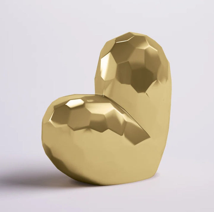 Creative Abstract Ceramic Heart Sculpture