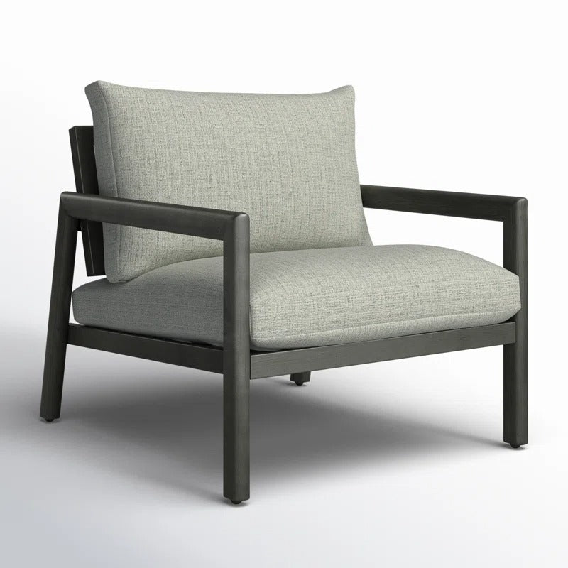 Kasey Powder Coated Aluminum Outdoor Lounge Chair