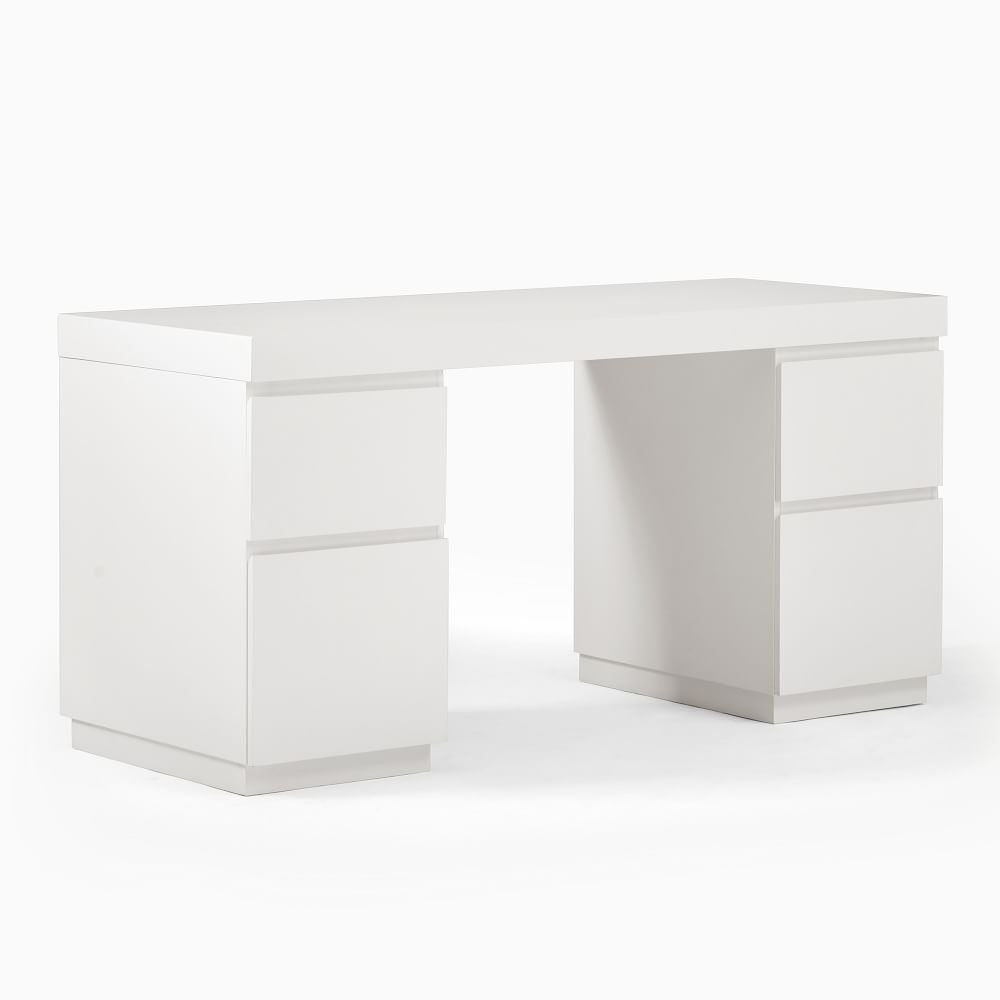 Parsons File Cabinets and Desk Set