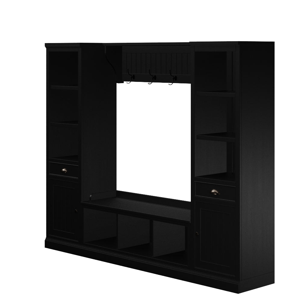 Aubrey 4 Piece Entryway Set with Cabinet
