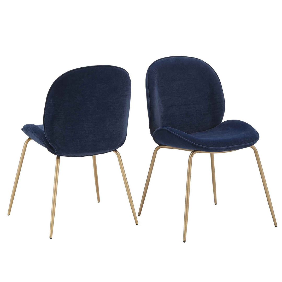Adalee Velvet Upholstered Side Chair (Set of 2)