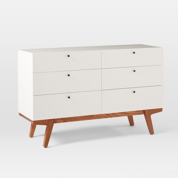 Modern 6 Drawer Dresser