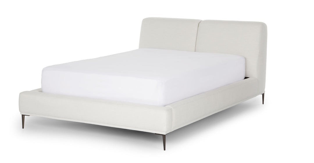 Abisko Quartz White Bed Queen