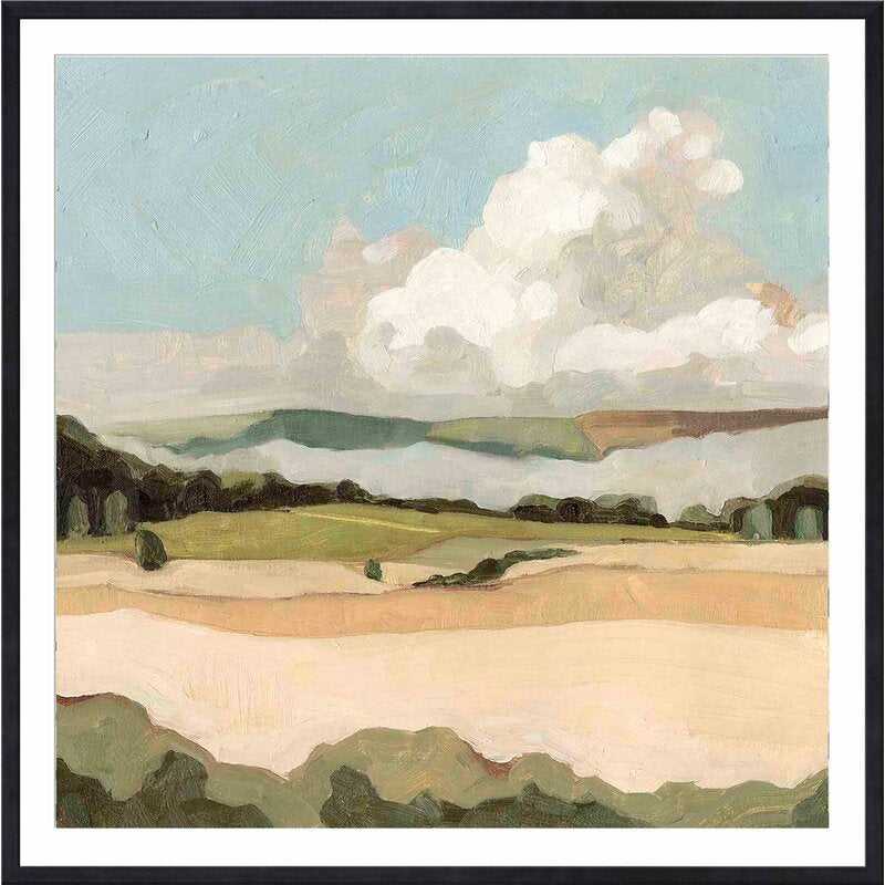 Cumulus Landscape II by Emma Scarvey With Frame-41.8"x41.8"