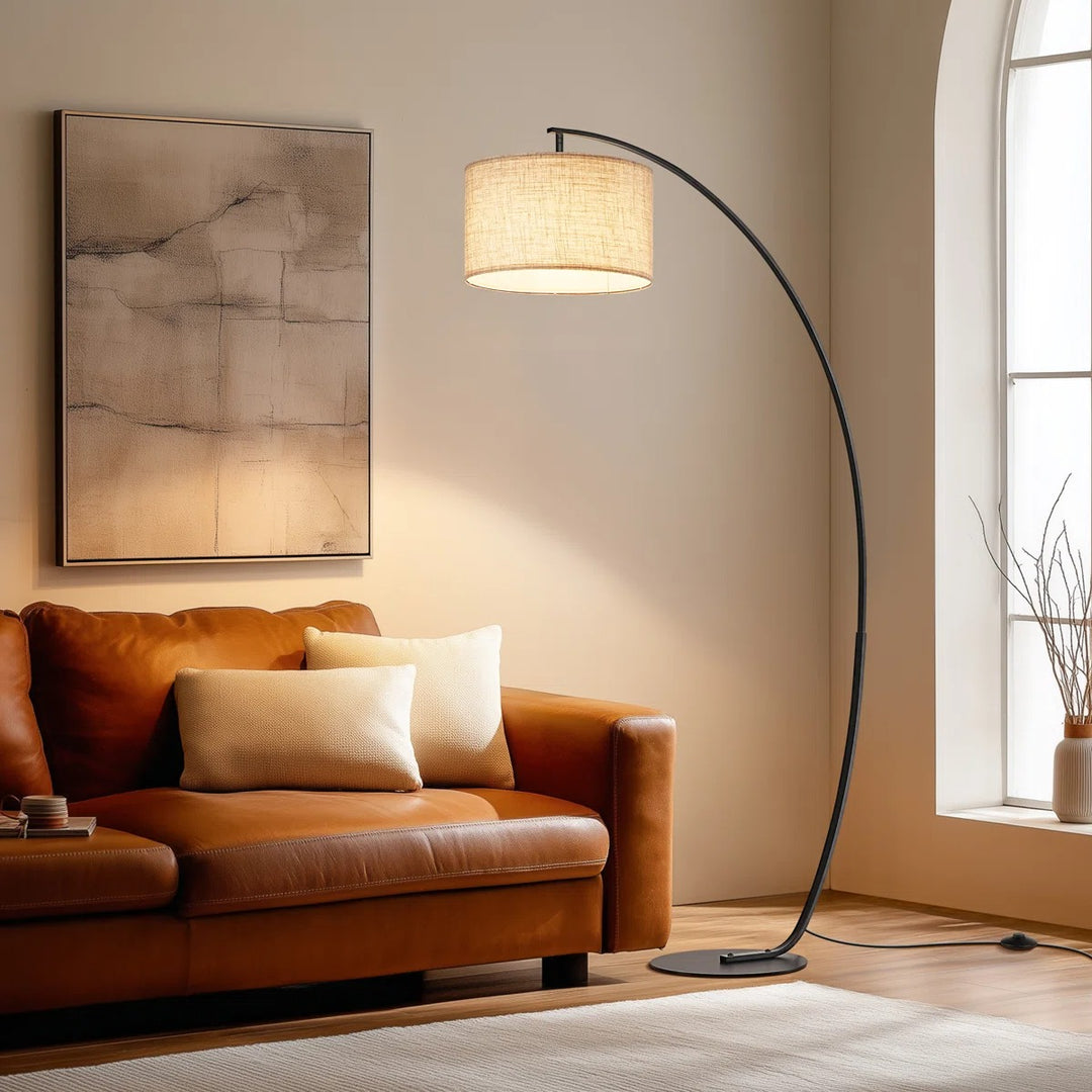 Arched Floor Lamp With Remote Control