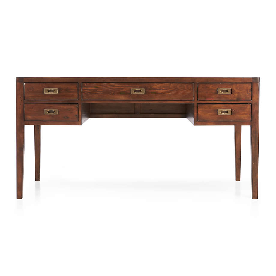 Morris 60" Chocolate Brown Desk