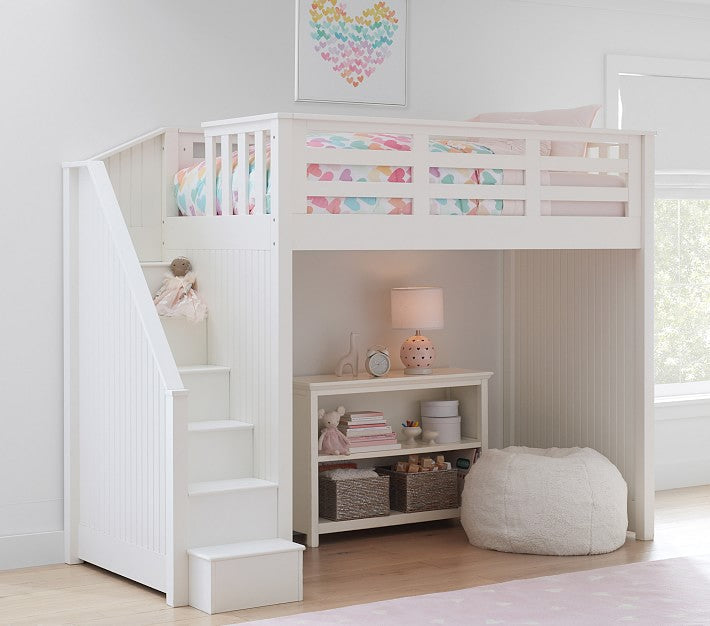 Catalina Stair Loft Bed-Twin
