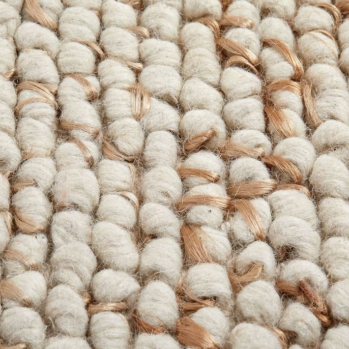 Mini Pebble Wool Jute Rug-10'x14'