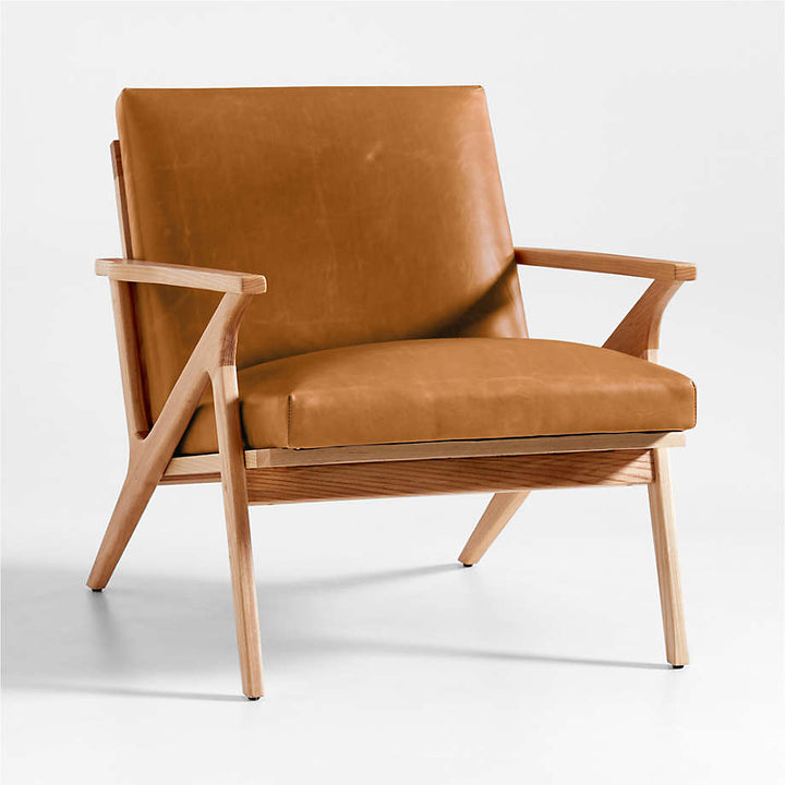 Cavett Ashwood Leather Chair