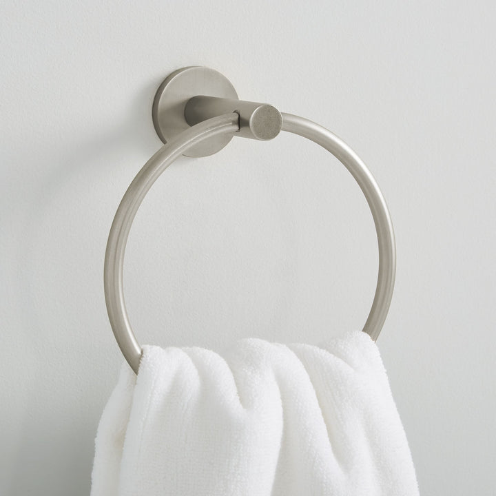Modern Overhang Bathroom Hardware Towel Ring