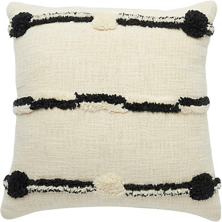 Francisco Cotton Throw Pillow Cover With Insert-18"x18"