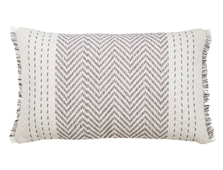 Bindera Cotton Lumbar Pillow Cover With Insert-24''x17''