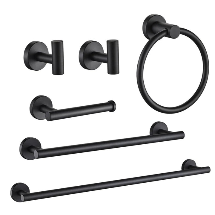 WW0216B 6 Piece Bathroom Hardware Set