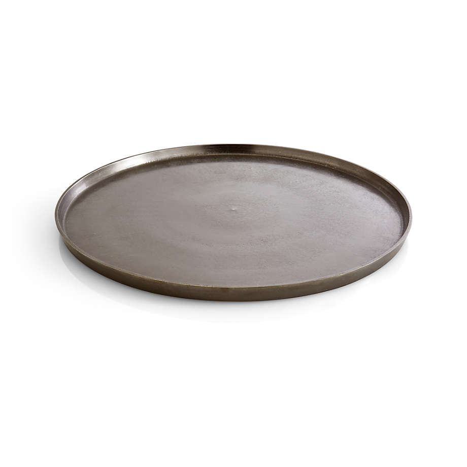 Element Metal Antiqued Pewter Tray
