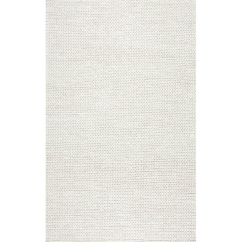 Dunanney Ivory Braided Area Rug-8'x10'