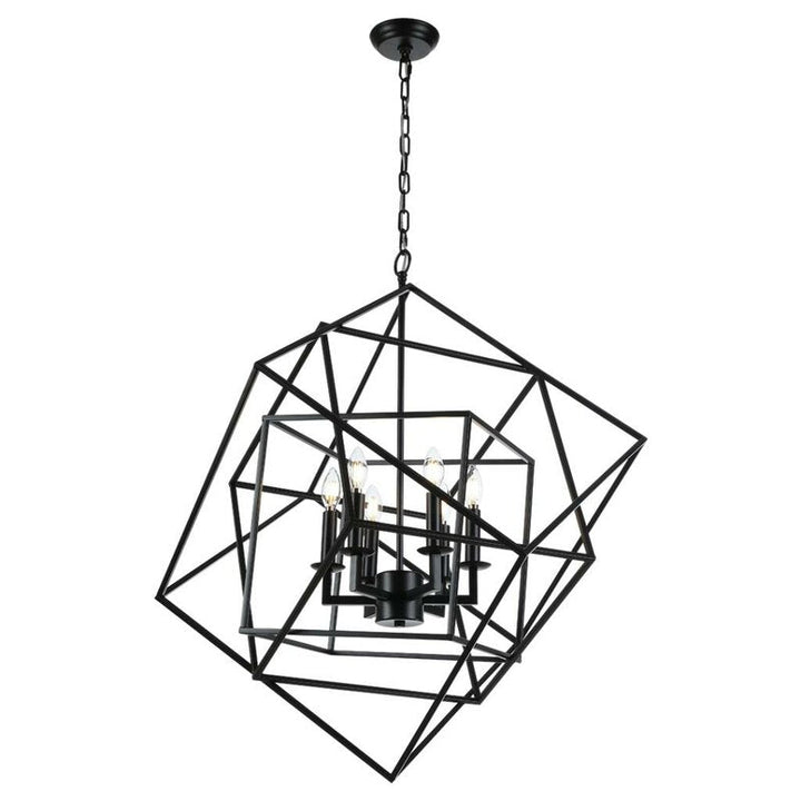 Vindas 6 Light Statement Geometric Chandelier