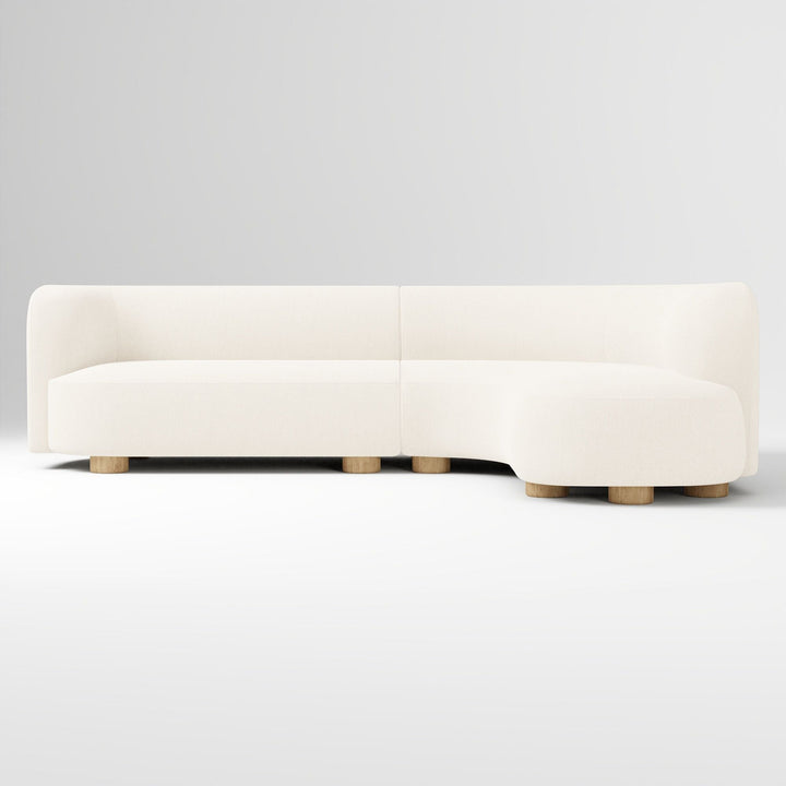 Laurent 2 Piece Wedge Chaise Sectional