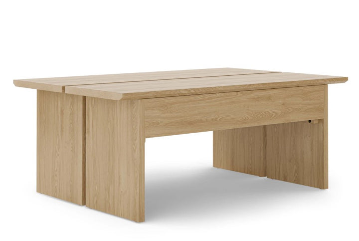 Karl Lift Top Coffee Table White Oak