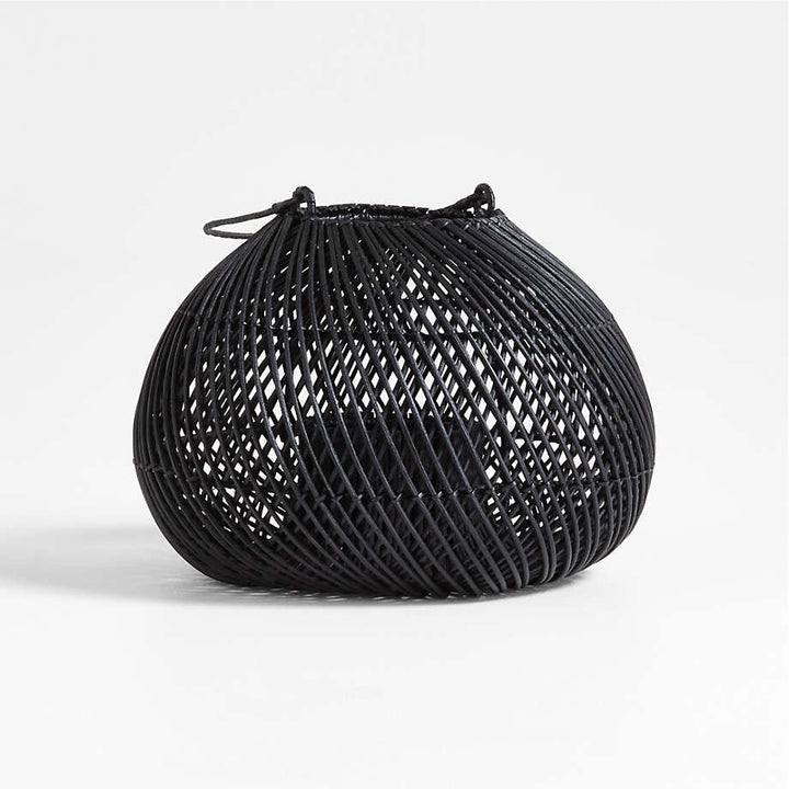 Rota Black Woven Lantern 9