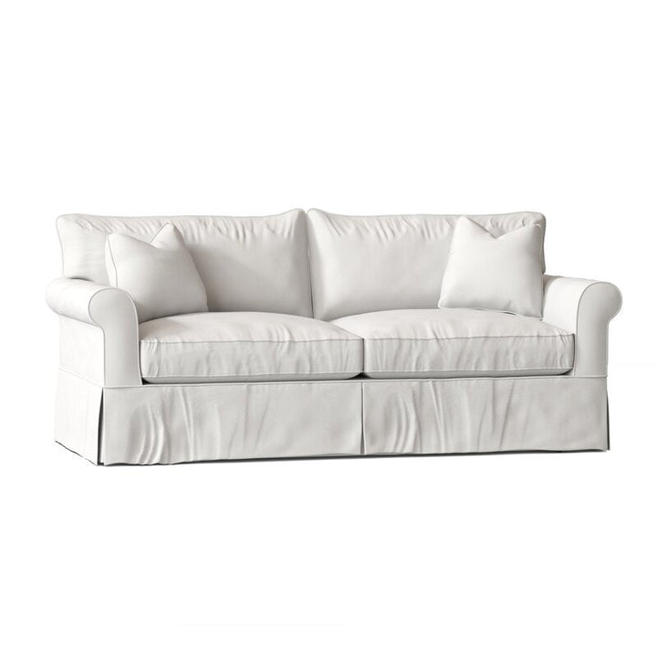 Amari Slipcovered Rolled Arm Sofa