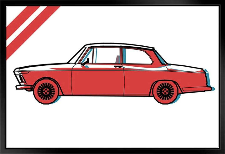 Red Car by Stanley Print House-22"x28"