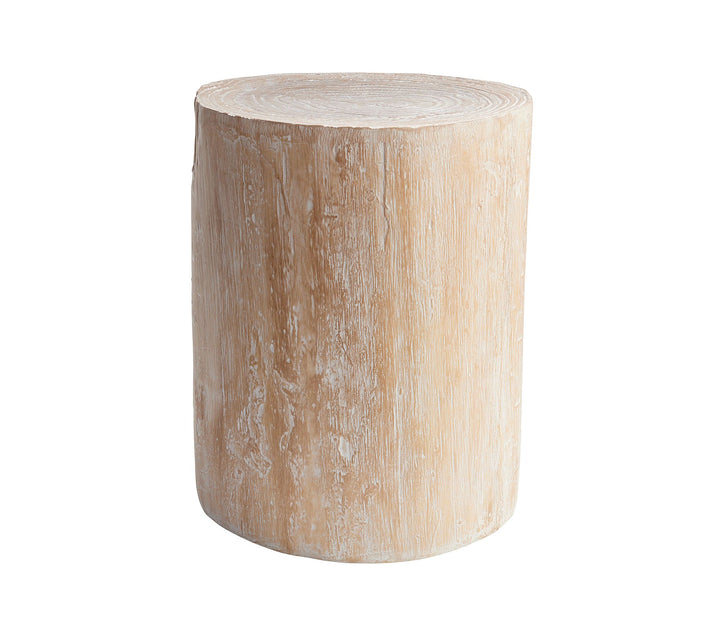 Wood Stump Side Table