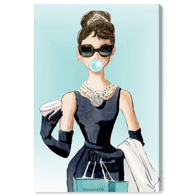 PEOPLE AND PORTRAITS BUBBLE GUM JEWELRY CELEBRITIES ART PRINT UNFRAME