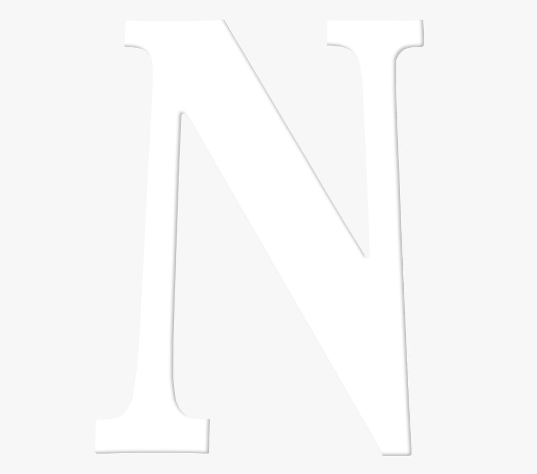Large Harper Letters N