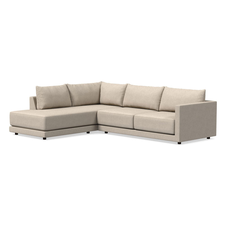 Melbourne 2 Piece Bumper Chaise Sectional