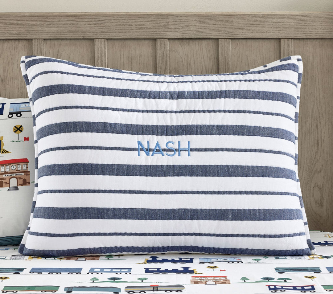 Yarn Dye Stripe Standard Sham