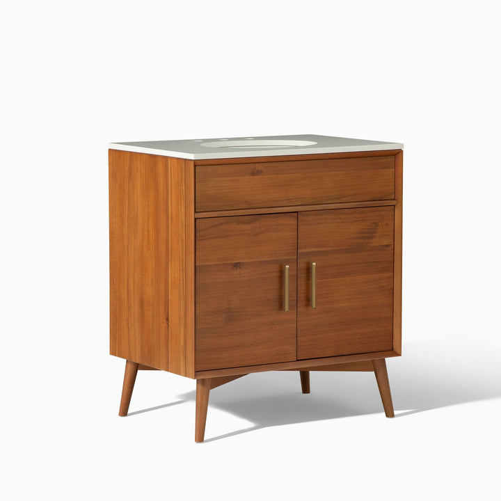 Mid Century Single Bathroom Vanity