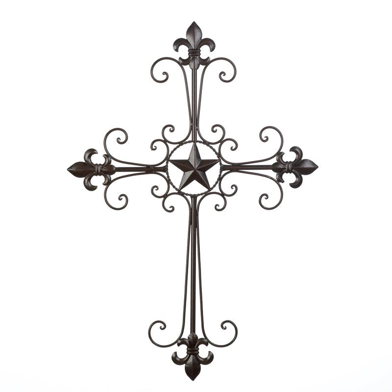 Lone Star Cross Wall Decor