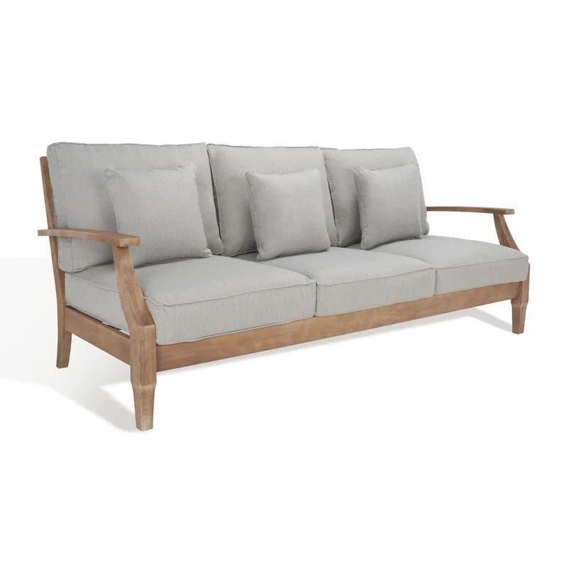 Ducan Wide Outdoor Patio Sofa with Sunbrella Cushions
