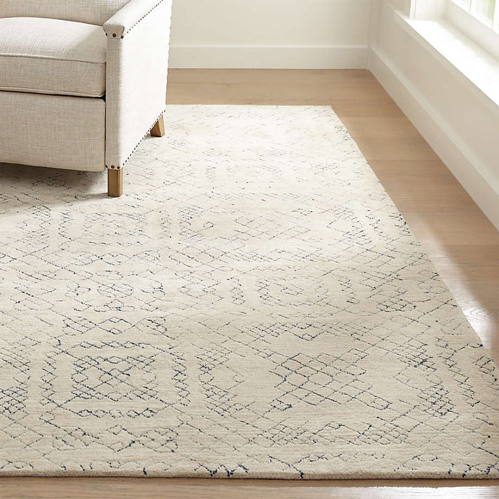 Azulejo Neutral Moroccan Style Rug-6'x9'