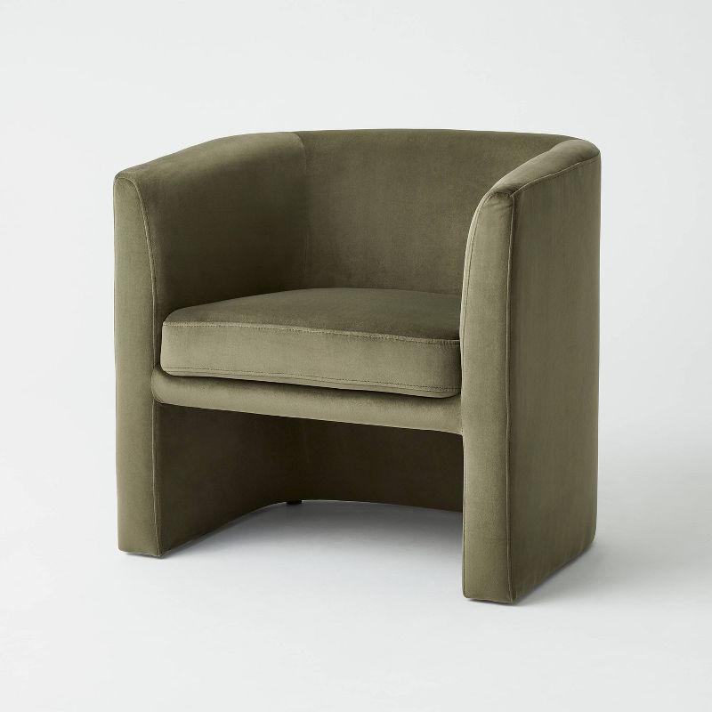 Vernon Upholstered Barrel Accent Chair
