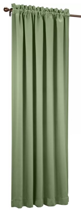 Wayfair Basics Solid Room Darkening Thermal Rod Pocket Single Curtain Panel-95"
