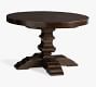 Banks Round Pedestal Extending Dining Table
