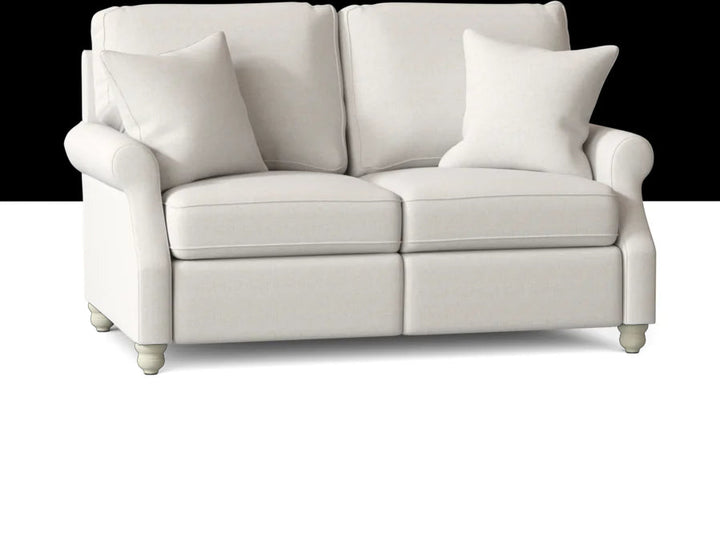 Leigh 67 Rolled Arm Loveseat with Reversible Cushions