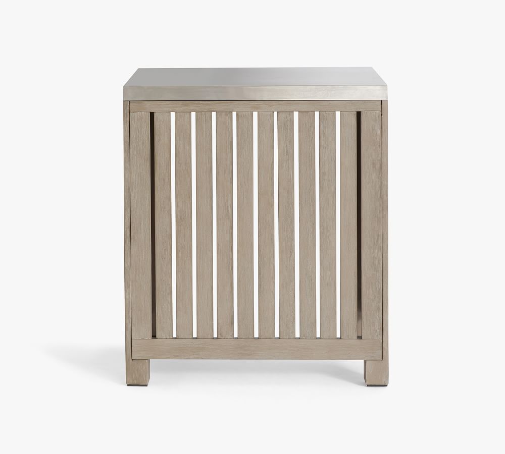 Abbott Outdoor Kitchen Acacia Convertable Refrigerator Cabinet