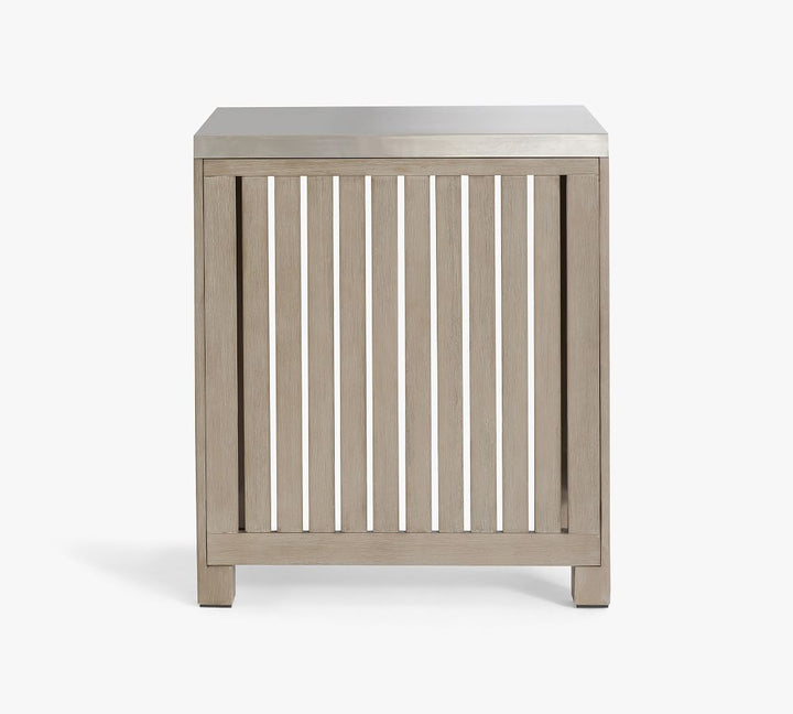 Abbott Outdoor Kitchen Acacia Convertable Refrigerator Cabinet