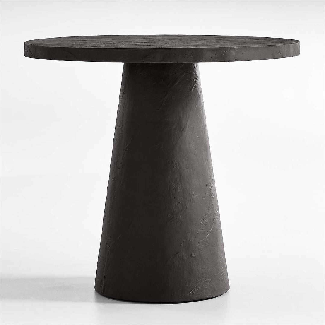 Willy Charcoal Brown Pedestal 32 Bistro Table