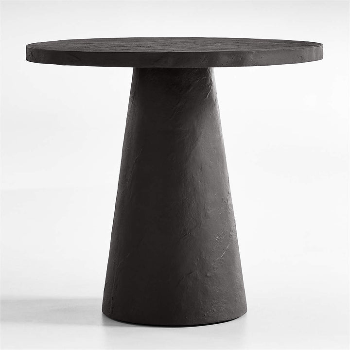 Willy Charcoal Brown Pedestal 32 Bistro Table