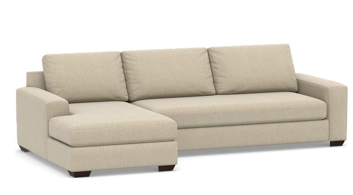 Big Sur Square Arm Upholstered Sofa Chaise Sectional