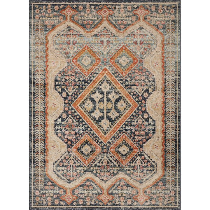Vergara Oriental Blue Area Rug-7'.10"x10'